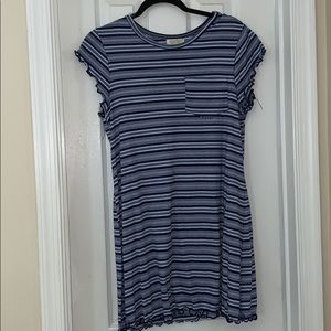 Blue Striped dress